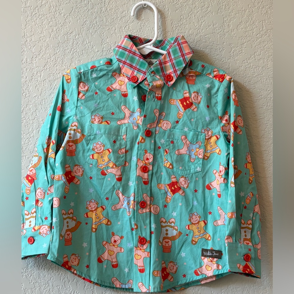 Matilda Jane Gingerbread Boy Shirt